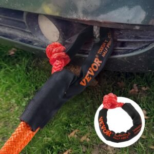 Soft Shackle Synthetic Recovery Rope 2PCS 1/2"x22" 44092lbs Break Strength - Image 6