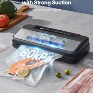 7-in-1 Vacuum Sealer Machine Fast-Compact Automatic Food Saver 120W Bags & Roll - Image 5