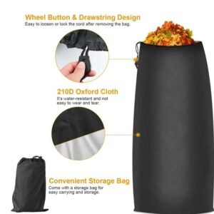 Lawn Tractor Leaf Bag 54 Cubic Feet Standard Garden Waste  Bag With 112in Opening - Image 6