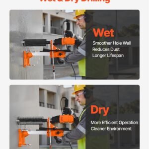 Diamond Core Drill Machine Handheld And Stand Concrete Core Drill Rig 8 In - Image 3