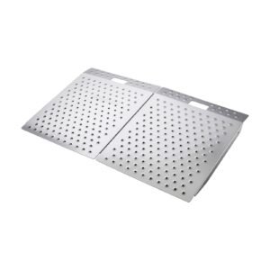 Threshold Ramp For Doorways, 29.5 X 24.3 In, Platform Aluminum Wheelchair Ramp, Non-Slip Door Threshold Ramps, 750 Lbs Load Capacity, For Home Steps, Curbs, Wheelchairs, Walkers, Scooter, Carts - Image 6