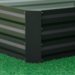 95" x 36" x 12" Galvanized Raised Garden Bed, Easy DIY and Cleaning for Growing Flowers, Herbs, Succulents, Gray - Image 7