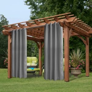 Grey Thermal Grommet Blackout Curtain - 50 In. W X 84 In. L - Image 7