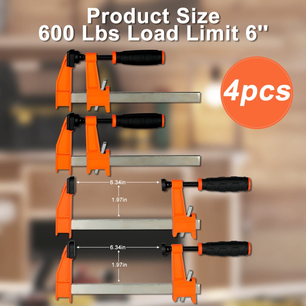 4PCS, F-clamp