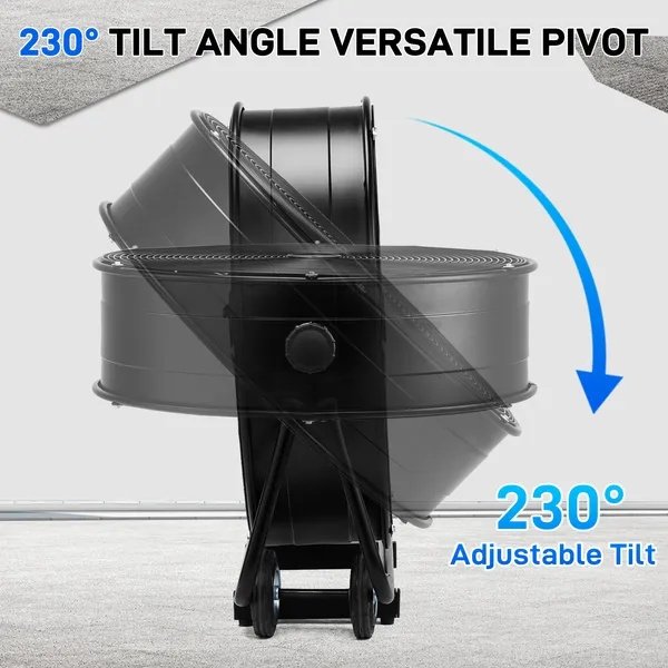 Cooling Fan Industrial With Adjustable Tilt 91.50 X 22.50 X 87.00 Cm