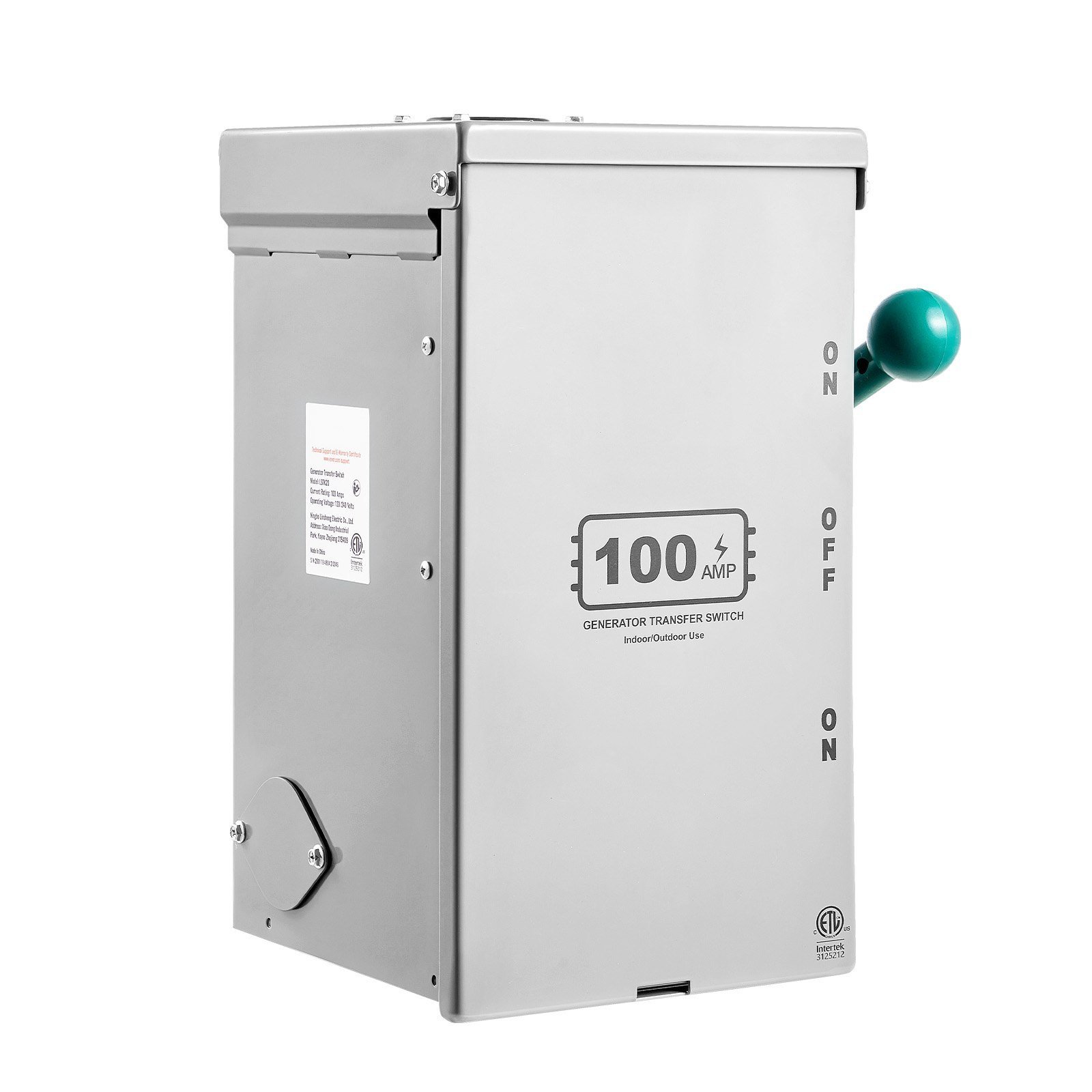 100A Generator Transfer Switch 24000W Manual Transfer Switch 120/240V - Image 1