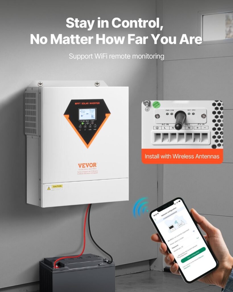 Hybrid Solar Inverter Charger 3500W 220/230V With Built-in 100A MPPT Controller