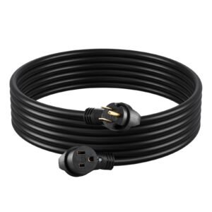 50A Generator Extension Cord 50 Ft 250V NEMA 6-50P To 6-50R 12500W Power Cable - Image 1