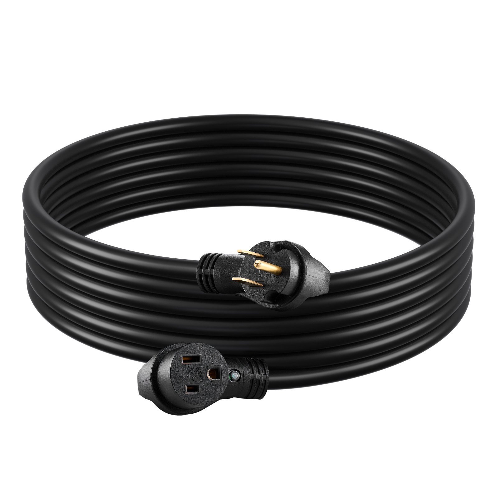 50A Generator Extension Cord 50 Ft 250V NEMA 6-50P To 6-50R 12500W Power Cable - Image 1
