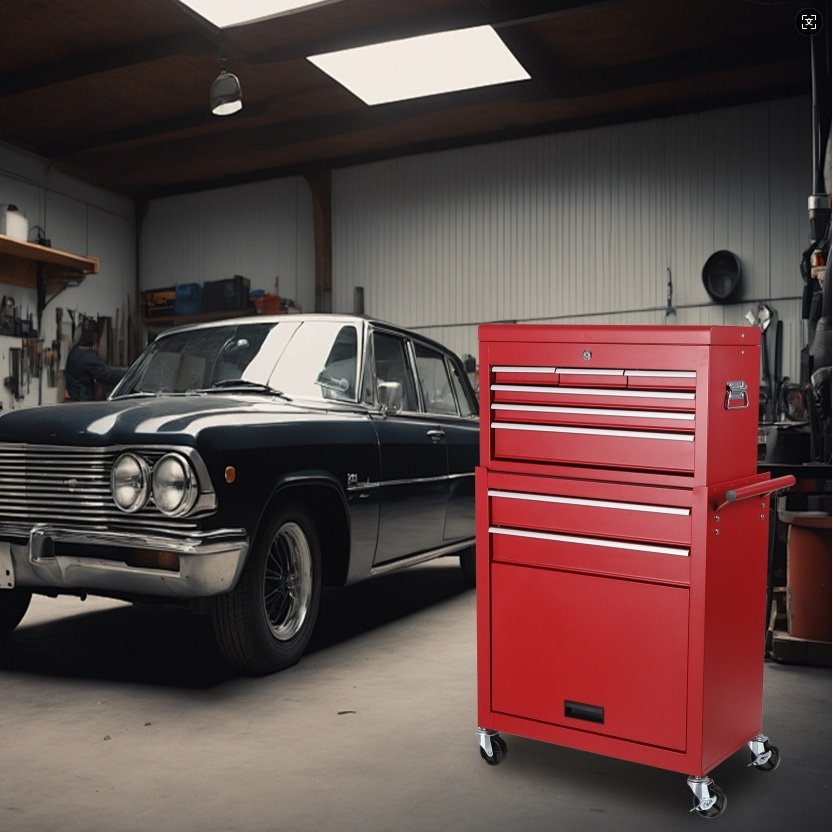 8 DRAWERS TOOL CABINET COMBO