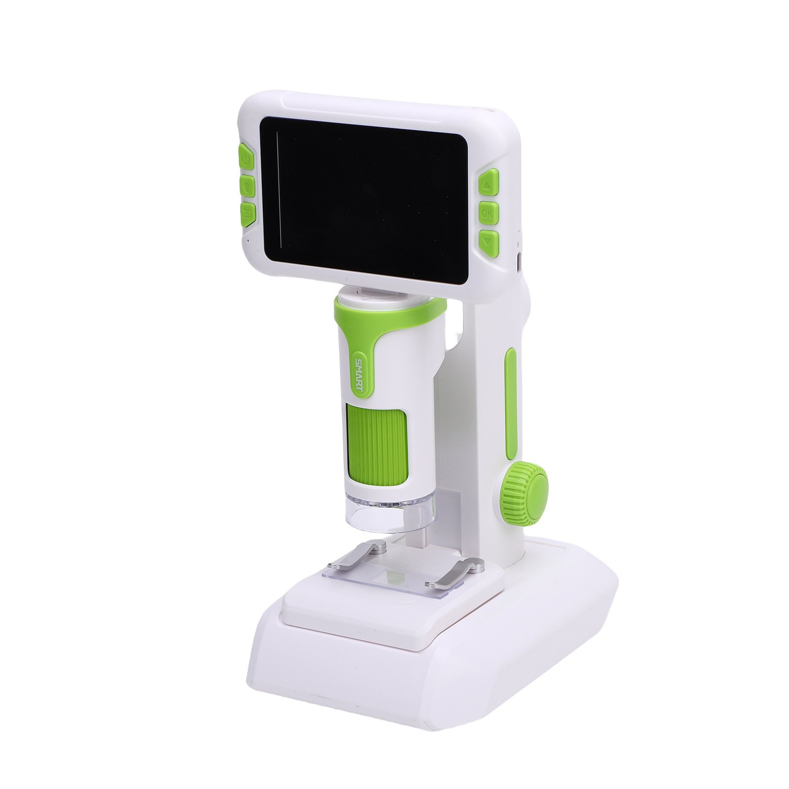 Kids Microscope 1600X Digital Microscope With 4 Inch 1080P Screen Handheld Portable Microscope For Children Educational Science Kit With Slides - Image 3