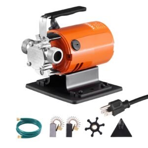 Water Transfer Pump, 120V AC 360 GPH 1/10 HP, Portable Electric Utility Pump With 6 Ft Suction Hose Kit, Carbon Brushes, Impeller, Suction Strainer, For Garden, Rain Barrel, Pool, Pond, Aquarium - Image 1