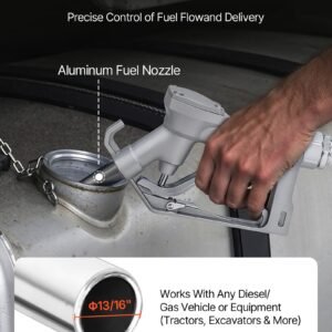 Fuel Transfer Pump 12V DC 16 GPM With Hose & Nozzle For Gasoline Diesel - Image 4