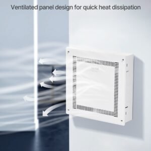 Structured Media Enclosure 14 In Recessed In-Wall TV Media Box With Cover - Image 2
