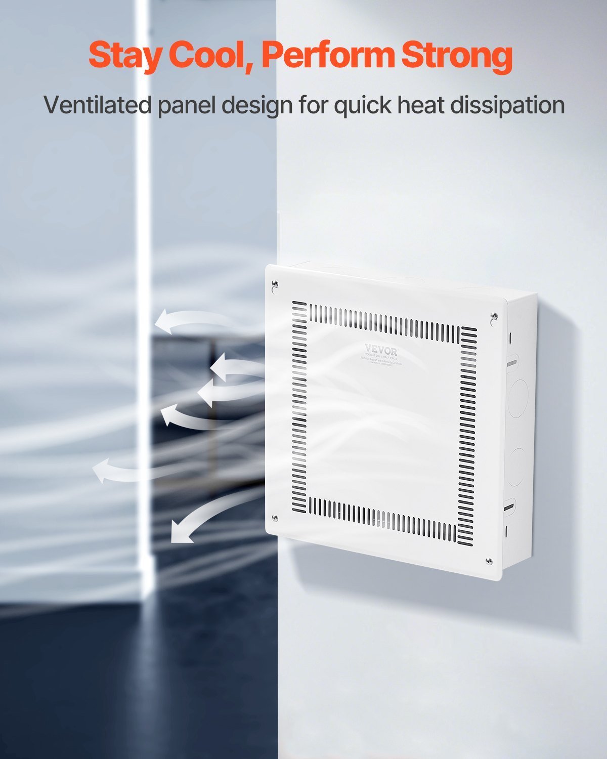 Structured Media Enclosure 14 In Recessed In-Wall TV Media Box With Cover - Image 2
