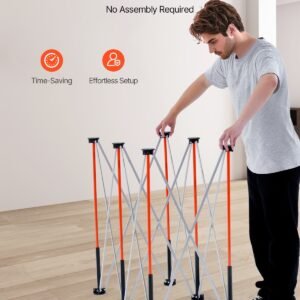 Portable Folding Workstand 4.15 X 2.18ft Collapsible Work Stand 2500lbs Capacity - Image 5