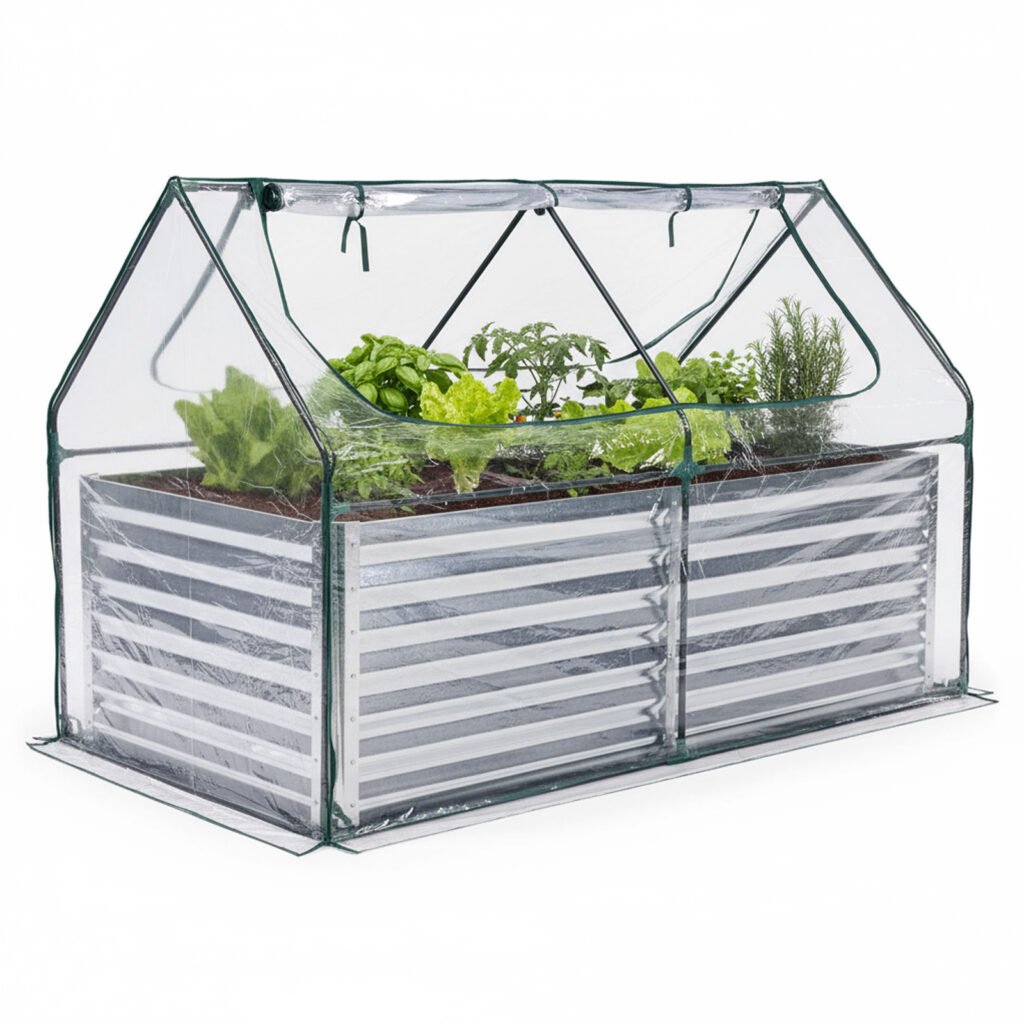 Greenhouse, With 2 Zipper Doors And Waterproof UV Protection, Suitable For Flowers, Vegetables And Herbs, Transparent