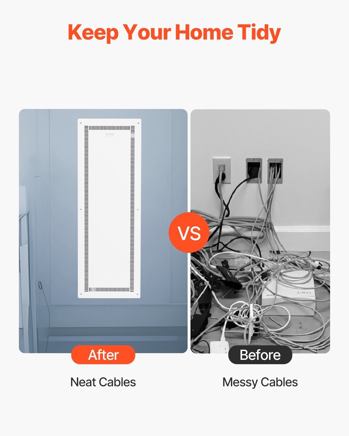 Structured Media Enclosure 42 In Recessed In-Wall TV Media Box With Cover - Image 3