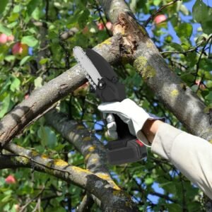 Electric Mini Chainsaw Portable Handheld Cordless Small Chain Saw Battery Powered - Image 4