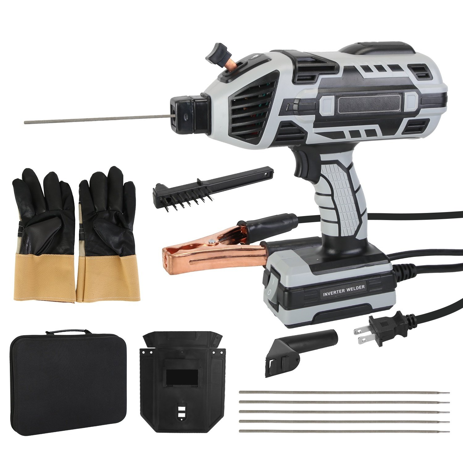 1Set 110V 120Amp Welding Machine 4600W Portable Welder Gun Hand Held Welding Machine Electric Stick Welder With 20 To 120Amp Output IGBT Inverter - Image 10