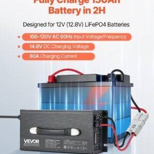 12V 80A Lithium Battery Charger 14.6V AC-DC LiFePO4 Smart Charger For RV - Image 5