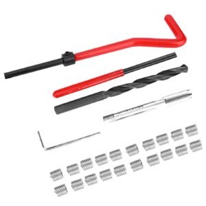 25Pcs Thread Repair Kit Stainless Steel Twisted Drill Wrench Threaded Insert Tap Insertion Tool M7x1 - Image 4
