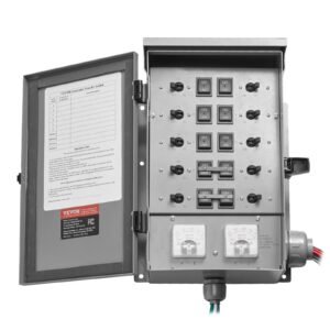 Manual Transfer Switch 30A Generator Transfer Switch Kit NEMA 3R 7500W 120/240V - Image 1