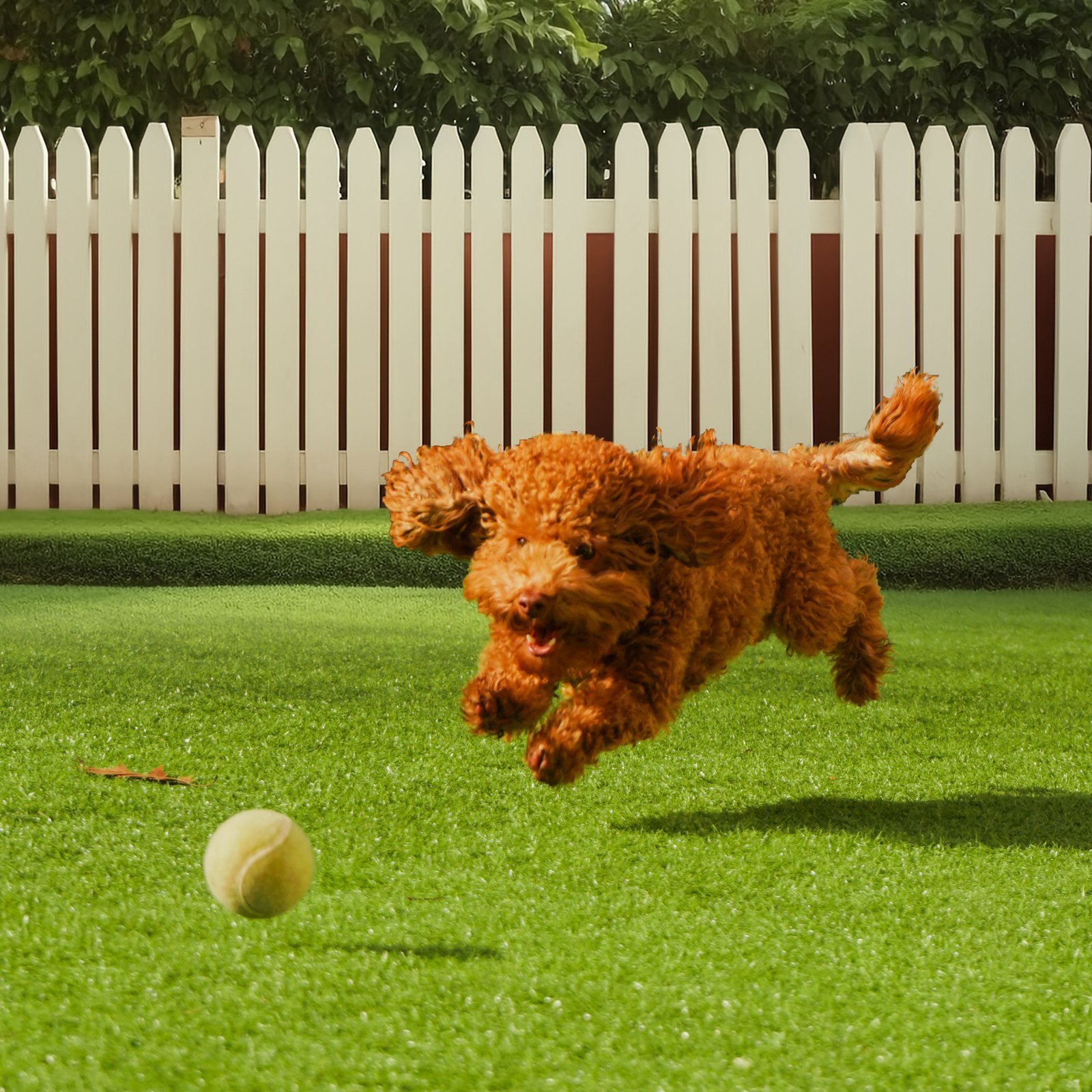 Artifical Grass, 5 X 10 Ft Rug Green Turf, 1.38'Fake Door Mat Outdoor Patio Lawn Decoration, Easy To Clean With Drainage Holes, Perfect For Multi-Purpose Home Indoor Entryway Scraper Dog Mats - Image 6