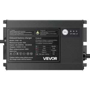 1-Bank 5A 12V Smart Marine Battery Charger Onboard IP68 Waterproof Boat RV Yacht - Image 1