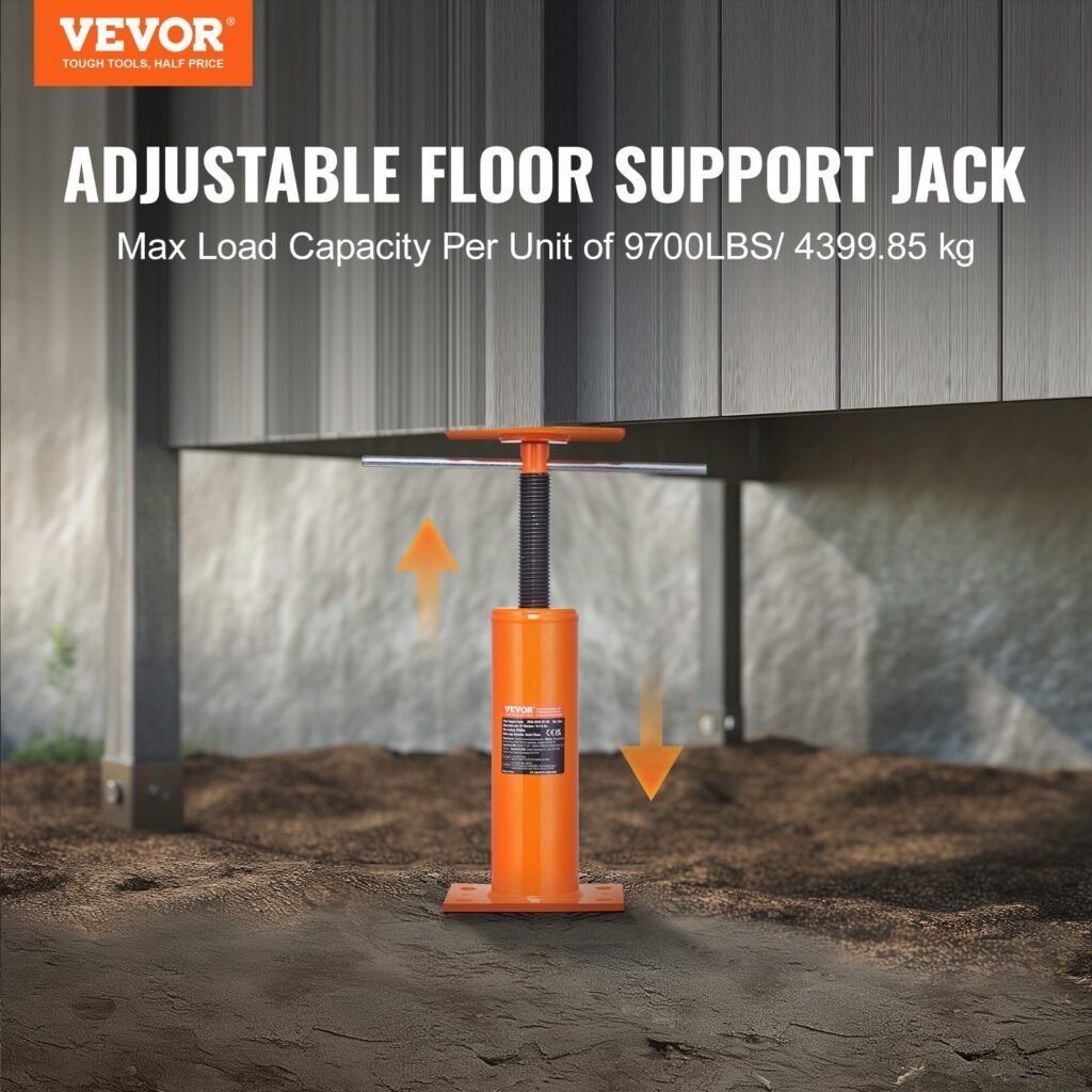2PCS Adjustable Floor Jack Post House Floor Leveling Lift 12'-16' Height