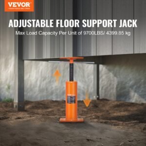 2PCS Adjustable Floor Jack Post House Floor Leveling Lift 12'-16' Height - Image 3