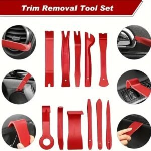 Car Interior Removal Tools Trim Pry Removal Tools Car Removal Tool Kits Door Panel Radio Stereo Audio Dashboard Terminal Repair Kits. Pry Tools, Door Panel Removal Tools, Clamp Tools, Fastener Removal - Image 5