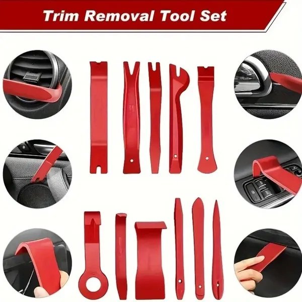 Car Interior Removal Tools Trim Pry Removal Tools Car Removal Tool Kits Door Panel Radio Stereo Audio Dashboard Terminal Repair Kits. Pry Tools, Door Panel Removal Tools, Clamp Tools, Fastener Removal