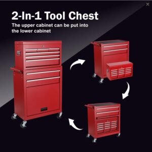 8 DRAWERS TOOL CABINET COMBO - Image 1