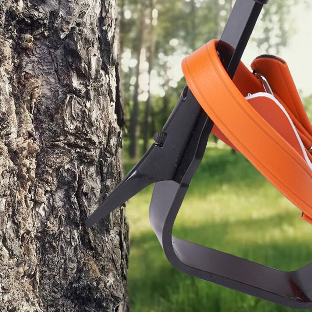 Tree Climbing Spikes Set Climbing Spurs Alloy Steel Safety Rope Hareness