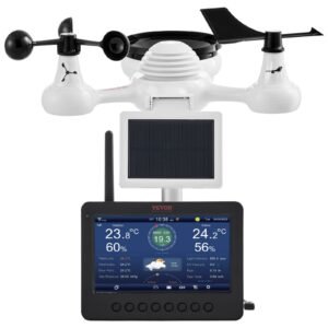 7-in-1 Wi-Fi Weather Station 7 In TFT Display Wireless Outdoor Sensor - Image 1