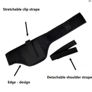 Multi Functional Outdoor Tactical Chloroprene Rubber Shoulder Leather Cover Breathable Hidden Underarm Gun Bag Hunting Flexible Chest Tool - Image 5