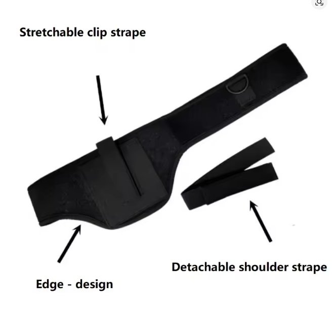 Multi Functional Outdoor Tactical Chloroprene Rubber Shoulder Leather Cover Breathable Hidden Underarm Gun Bag Hunting Flexible Chest Tool
