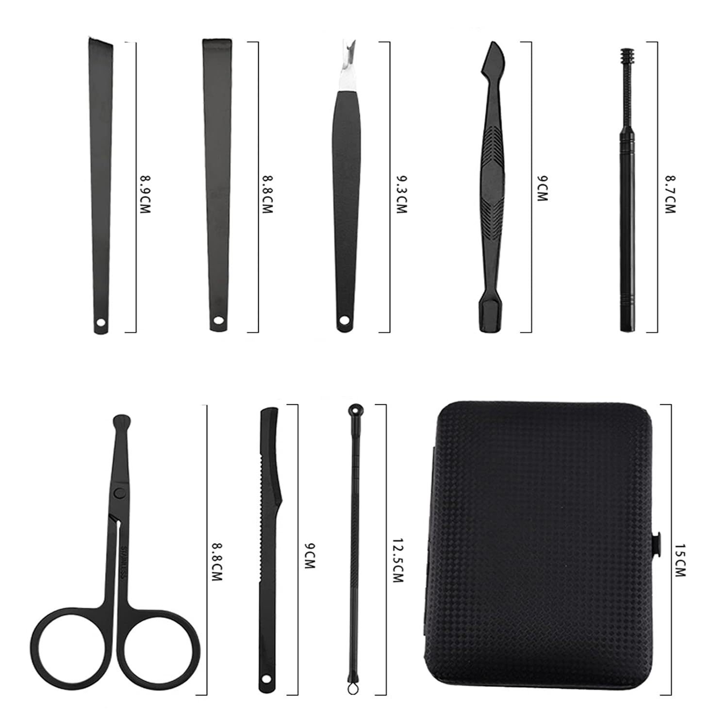 18-Piece Nail Clippers Trimming Tool Set Manicure Set Pedicure Kit Nail Clippers  Professional - Image 9