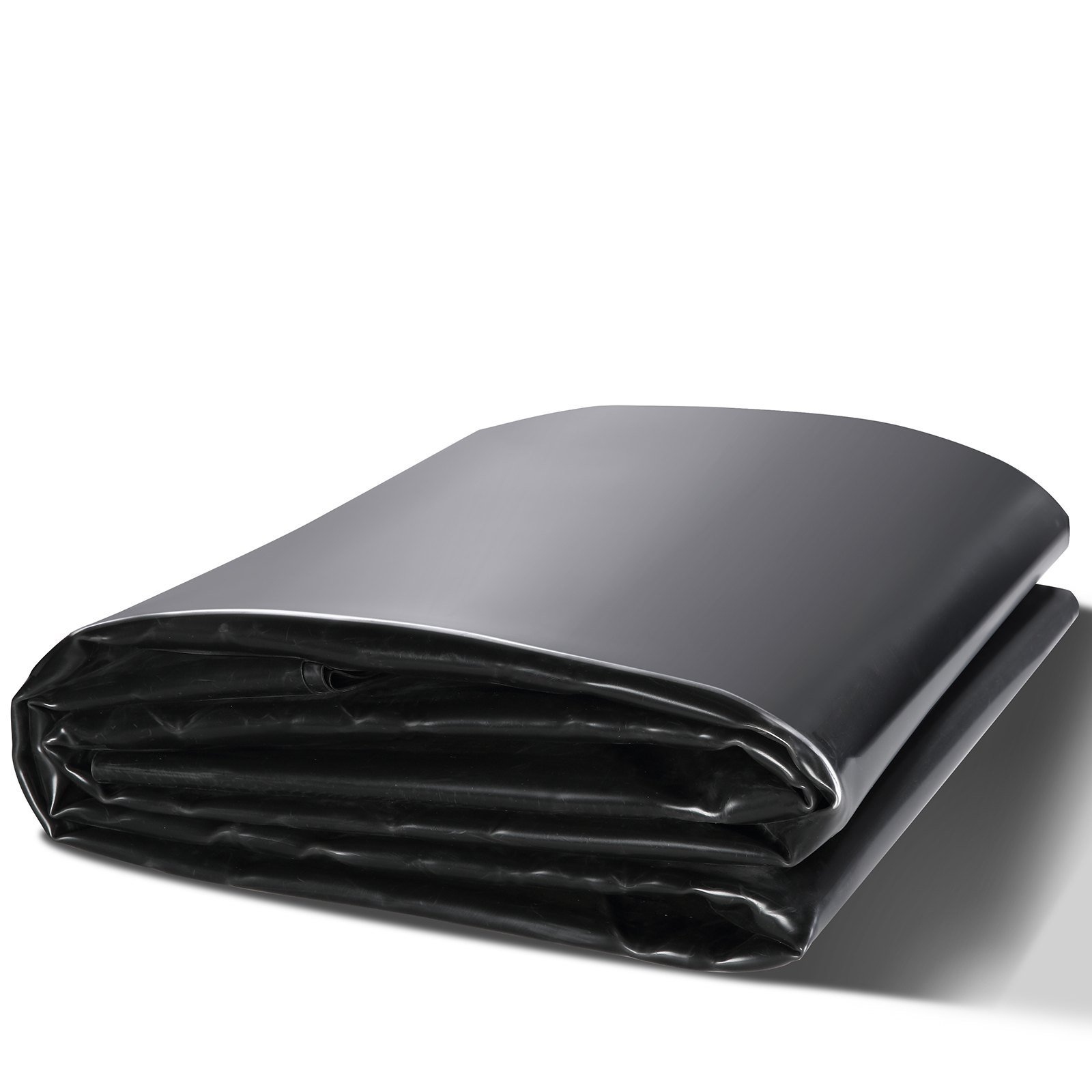Pond Liner, 20 X 25 Ft 45 Mil Thick, Pliable EPDM Material Pond Skins, Easy Cutting Underlayment For Fish Or Koi Pond, Waterfall Base, Water Features, Water Gardens, Fountains, Black - Image 1