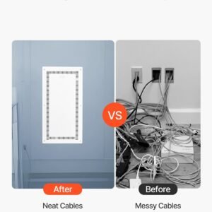 Structured Media Enclosure 28 In Recessed In-Wall TV Media Box With Cover - Image 5