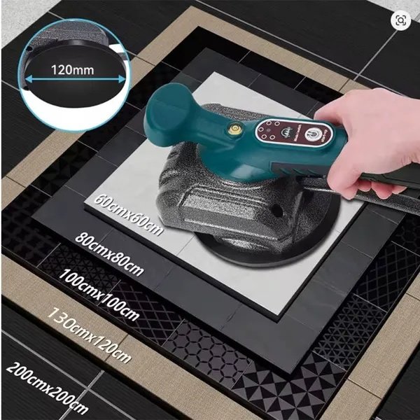Tile Vibrator, Concrete Vibration Plate For Tiling, Compatible With Makita 18V Battery, No Battery (Tool Only)