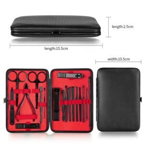 18-Piece Nail Clippers Trimming Tool Set Manicure Set Pedicure Kit Nail Clippers  Professional - Image 7