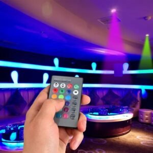16 Colors Change LED Bulbs E27 3W RGB Dimmable Mood Lighting Lamp IR Remote Control - Image 2