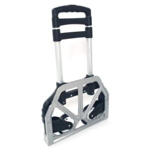 Portable, Foldable, Telescopic Trolley Trolley, Trolley, Luggage Cart, Black - Image 2