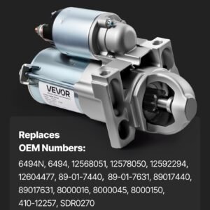 Starter High Torque Starter Motor For Buick Cadillac Chevy 6494 89-01-7440 - Image 5