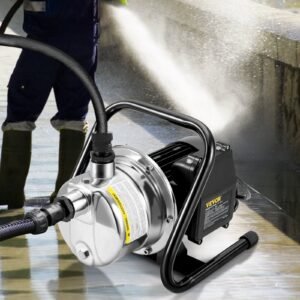 Shallow Well Pump Portable Garden Water Jet Pump 1.5HP 1200GPH 164 Ft Head - Image 6