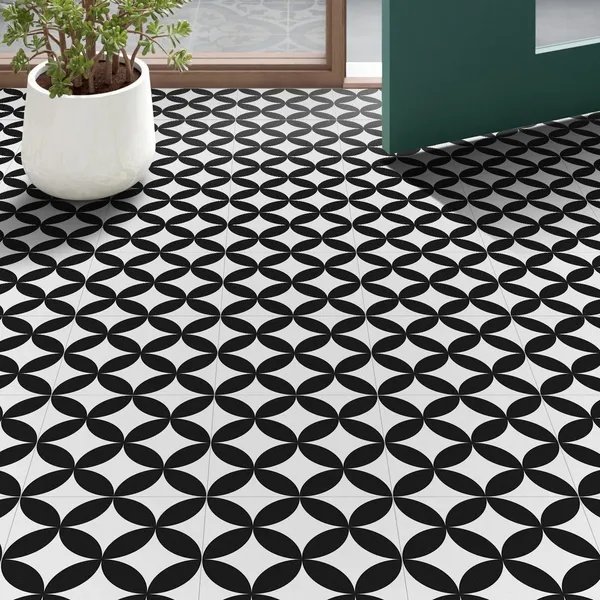 20pcs Self-Adhesive PVC Floor Tiles 7.9 X 7.9 Inch Peel And Stick Waterproof Flooring Strips Non-Slip DIY Floor Tiles Suitable For Intchen Living Room Covers 4.3 Square Feet Easy Installation Removabl