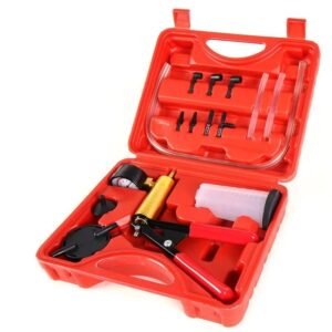 Hand Held Vacuum Pressure   Tester Set Brake Fluid Bleeder Bleeding Kit   Box - Image 6
