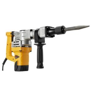 Demolition Jack Hammer Concrete Breaker 1400W Electric Hammer 2 Chisel Bit - Image 1
